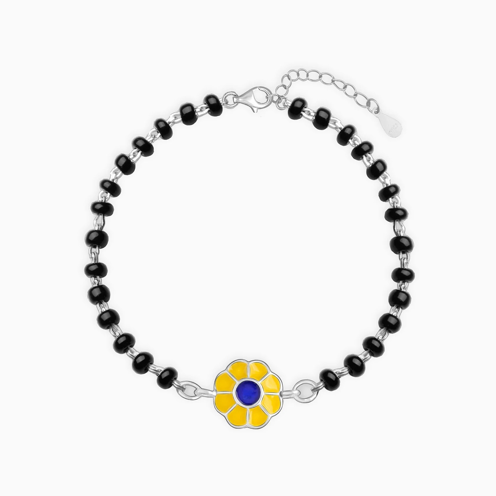 Silver Fresh Flower Infant Bracelet - 925 Sterling Silver Jewellery
