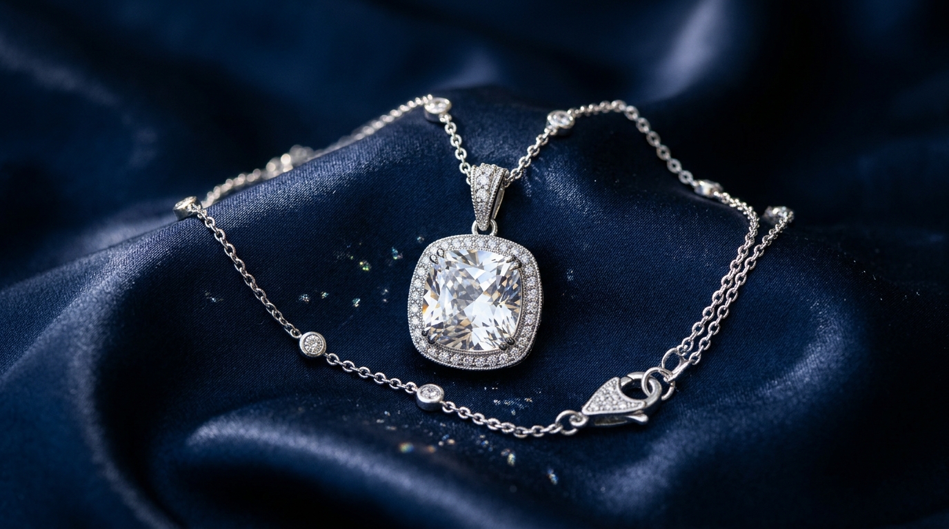 Sparkling Zircon Pendants - Kritagyata Mani